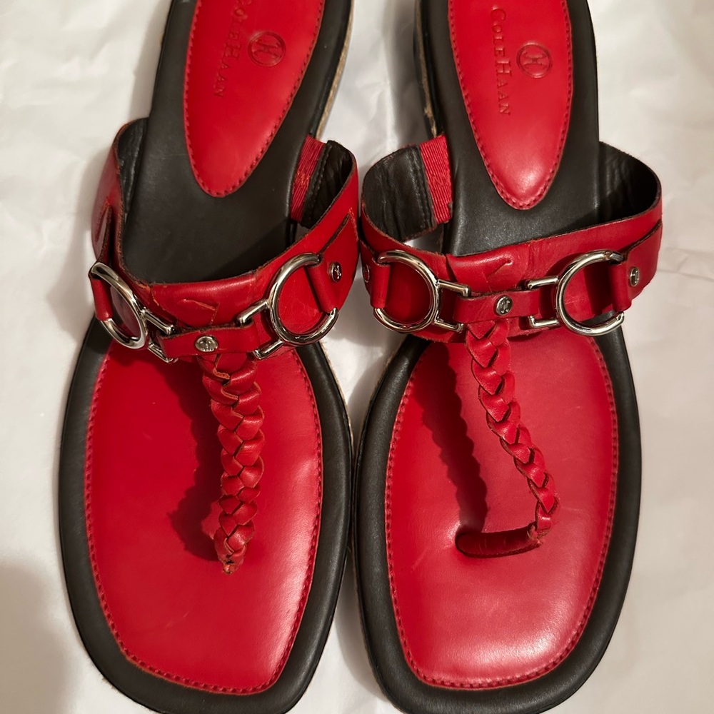 New w/o Tag/Box - 11B Cole Haan Nike Air Red Sandals